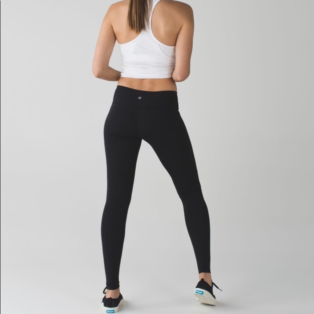 Lululemon Black Wunder Under Tights